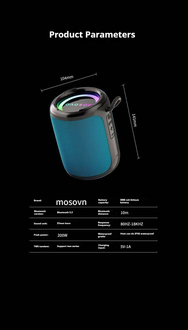 MOSOVO Portable Speaker