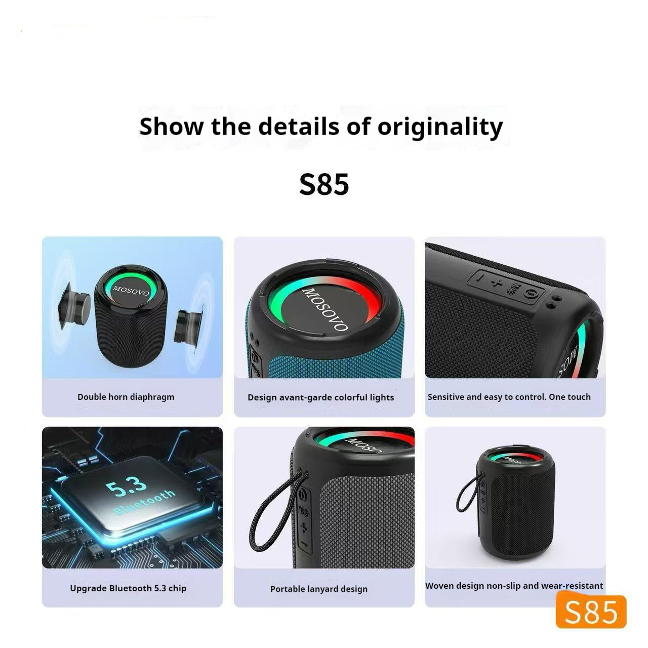 MOSOVO Portable Speaker